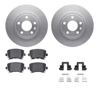 R1 Concepts WDUH1-73111 Carbon Series Brake Rotors W/ 5000 Oep Brake Pads & Hdw
